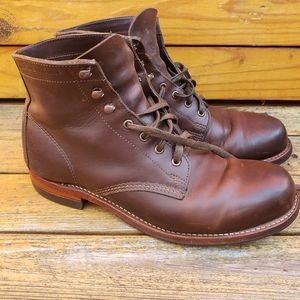 Wolverine 1000 Mile Plain Toe Boots